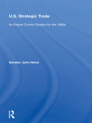 cover image of U.s. Strategic Trade